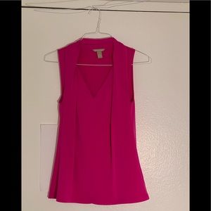 V neck blouse with draping